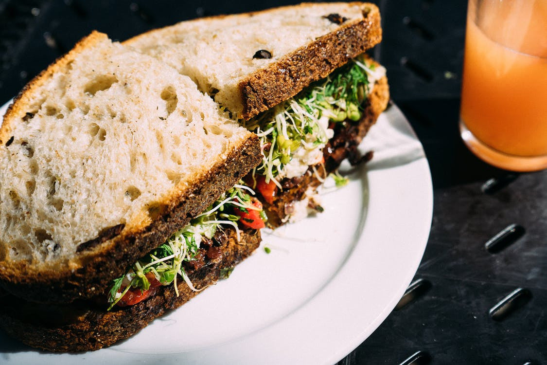 chickpea salad sandwich